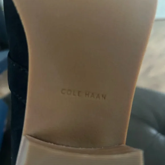 Black Ankle Boots with Buckle Detail - Picture 4 of 7